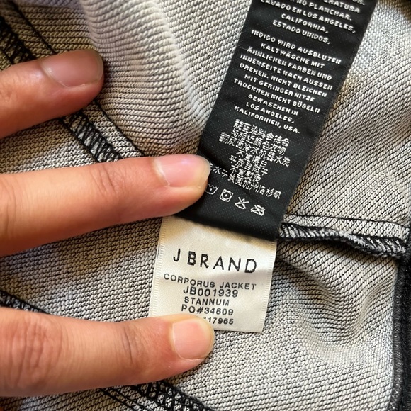 J Brand black Denim Jacket size Small - Picture 3 of 9